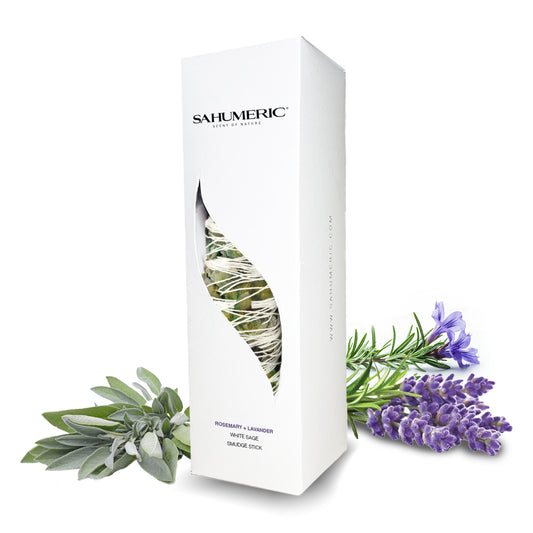 Rosemary + Lavender + White Sage Sahumeric® Smudge Stick