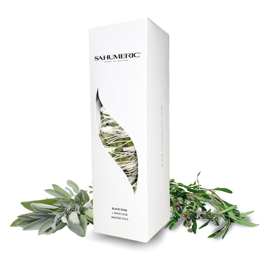 Black Sage + White Sage Sahumeric® Smudge Stick